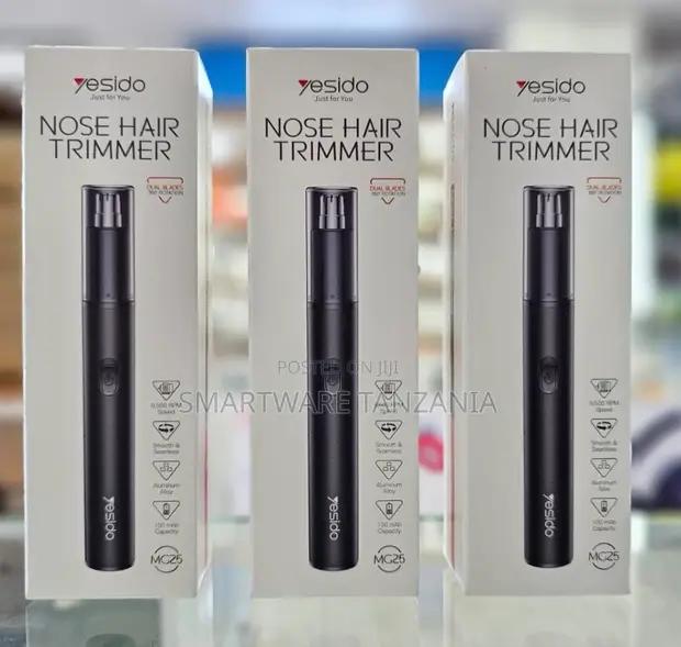 Yesido Mg25 Nose Hair Trimmer 9500rpm Dual Blades Aluminum Alloy in Dar es Salaam, Tanzania