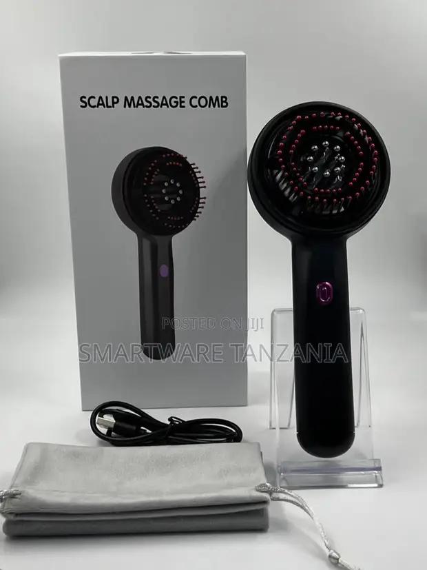 Electric Scalp Massage Comb Red Light Vibration Usb Rechargeable in Dar es Salaam, Tanzania