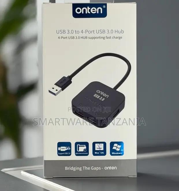 Onten Usb 3.0 To 4-port Smart Hub Fast Charge Mac Windows in Dar es Salaam, Tanzania