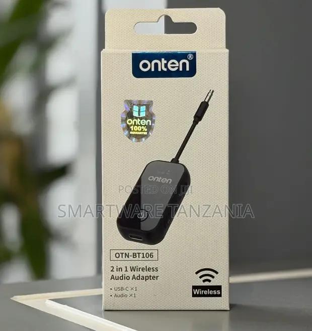 Onten Otn-bt106 2-in-1 Wireless Bluetooth Audio Adapter Usb-c in Dar es Salaam, Tanzania