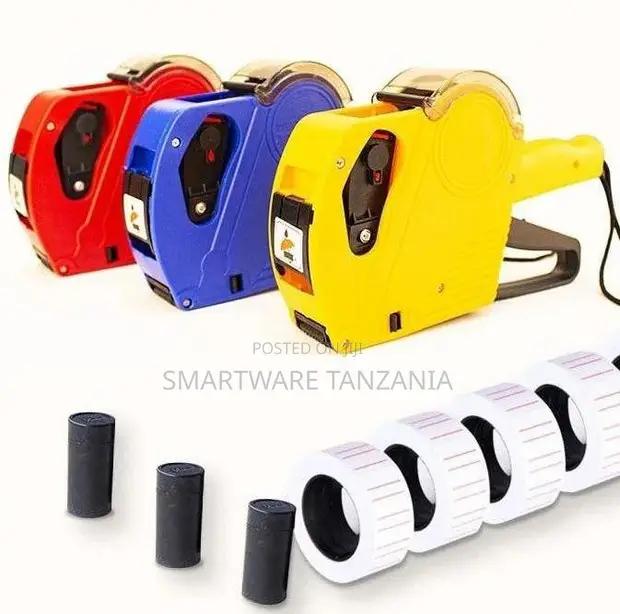 Mx5500 Price Label Gun Red Blue Yellow Set With Labels Rolls in Dar es Salaam, Tanzania