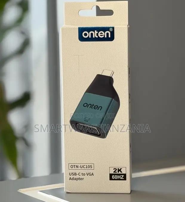Onten Otn-uc105 Usb-c To Vga Adapter 60hz Plug And Play in Dar es Salaam, Tanzania