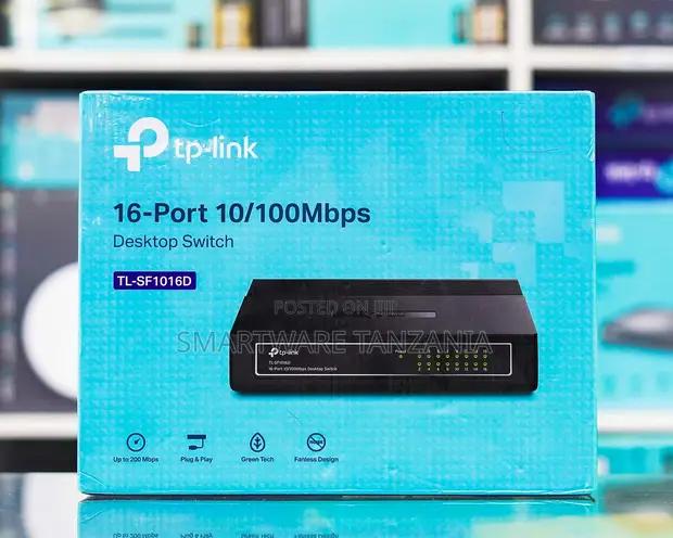 Tp-link Tl-sf1016d 16-port 10100mbps Desktop Network Switch in Dar es Salaam, Tanzania