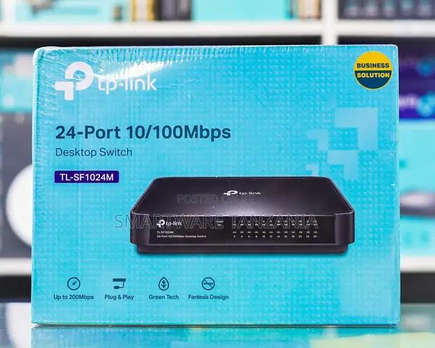 Tp-link Tl-sf1024m 24-port 10100mbps Fanless Desktop Switch in Dar es Salaam, Tanzania