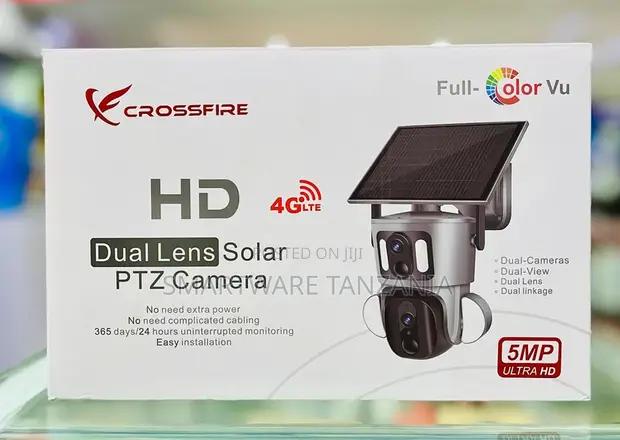 Crossfire 5mp Dual Lens Solar Ptz Camera 4g Lte Full Color in Dar es Salaam, Tanzania