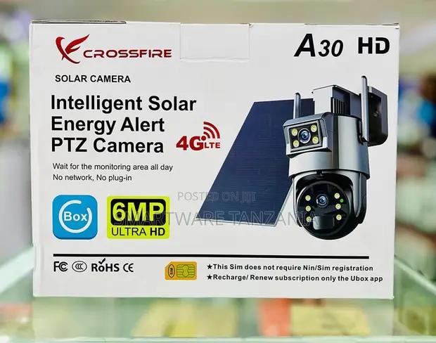Crossfire A30 6mp Solar Ptz Camera 4g Lte Intelligent Alert in Dar es Salaam, Tanzania