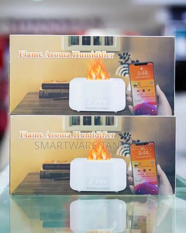 Flame Aroma Humidifier Led Flame Effect App Control Clock in Dar es Salaam, Tanzania