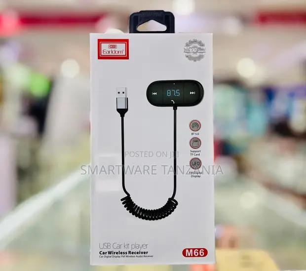 Earldom M66 Bluetooth 5.0 Fm Car Kit Usb Player Tf Card in Dar es Salaam, Tanzania