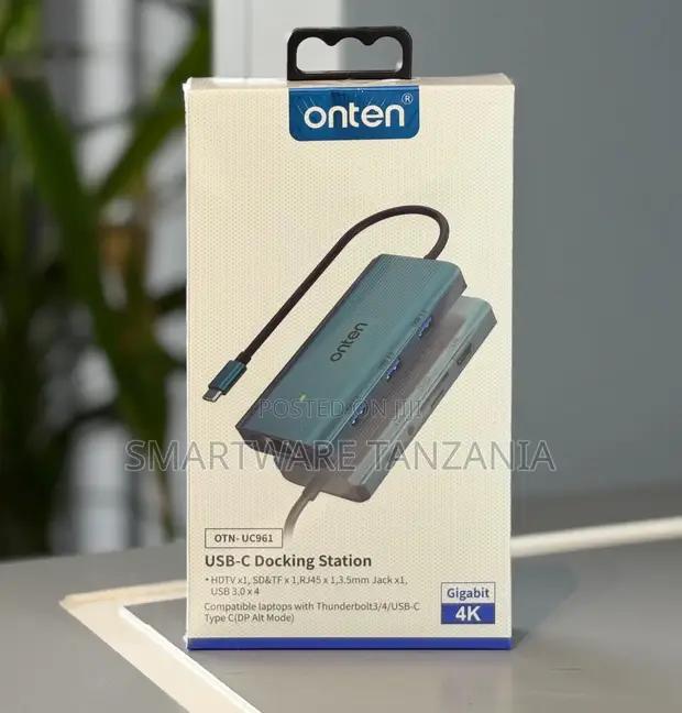Onten Otn-uc961 9-in-1 Usb-c Docking Station Gigabit Hdmi in Dar es Salaam, Tanzania