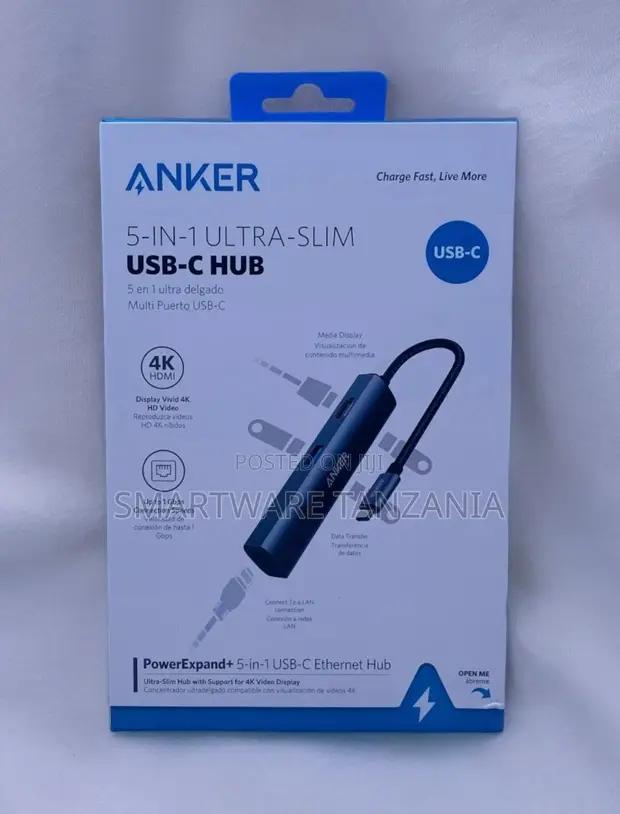 Anker Powerexpand 5-in-1 Usb-c Ethernet Hub Hdmi Slim in Dar es Salaam, Tanzania