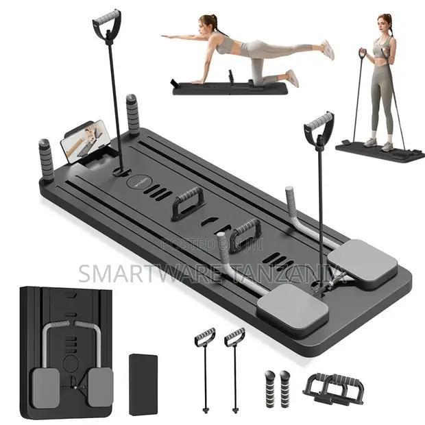 6 In 1 Foldable Pilates Reformer Board Set Ab Exercise Abs Roller in Dar es Salaam, Tanzania