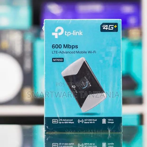 Tp-link M7650 4g+ Mobile Wi-fi 600mbps Ac1200 15hr Battery in Dar es Salaam, Tanzania