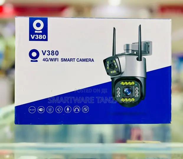 V380 4g Wifi Dual Lens Smart Security Camera Ir Night Vision in Dar es Salaam, Tanzania