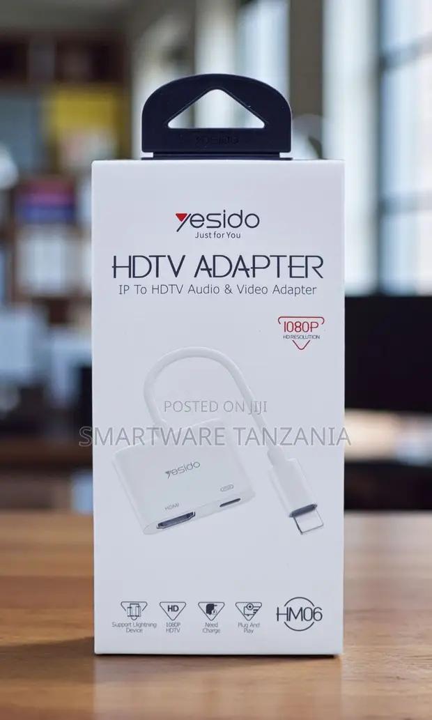 Yesido Hm06 Lightning To Hdmi Adapter 1080p With Charging in Dar es Salaam, Tanzania