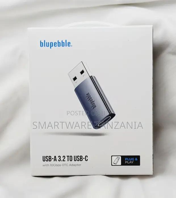 Blupebble Usb-a 3.2 To Usb-c Otg Adapter 10gbps Plug Play in Dar es Salaam, Tanzania