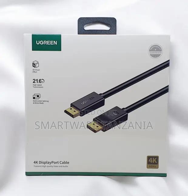 Ugreen Displayport Cable 60hz 21.6gbps 3d Multi-screen in Dar es Salaam, Tanzania