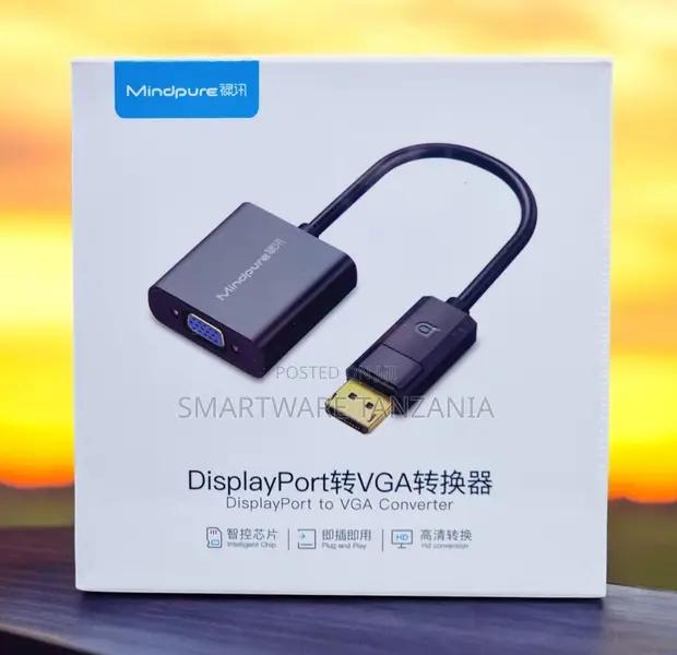 Mindpure Displayport To Vga Converter Intelligent Chip Hd in Dar es Salaam, Tanzania