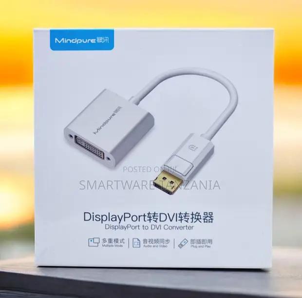 Mindpure Displayport To Dvi Converter Multiple Mode Audio in Dar es Salaam, Tanzania