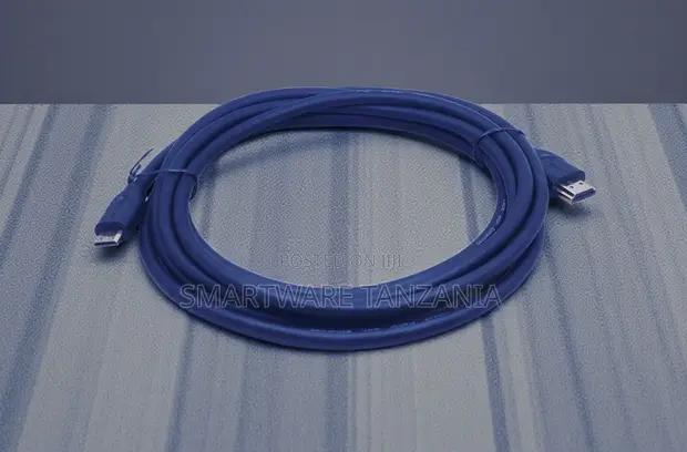 High Speed Hdmi Cable With Ethernet Full Hd Blue Lead in Dar es Salaam, Tanzania
