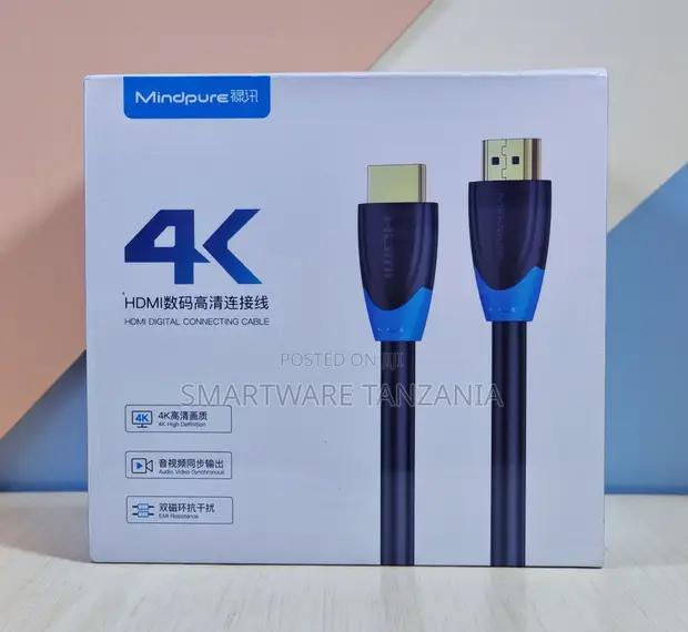 Mindpure Hdmi Cable Av Sync Emi Shield Blue Dark Navy in Dar es Salaam, Tanzania