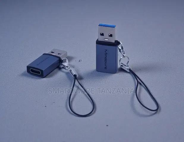 Mindpure Usb-a To Usb-c Adapter 2 Pack With Lanyard Loop in Dar es Salaam, Tanzania