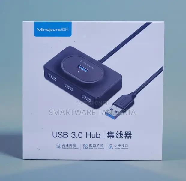 Mindpure Usb 3.0 Hub 4 Port 5gbps High Speed Plug And Play in Dar es Salaam, Tanzania