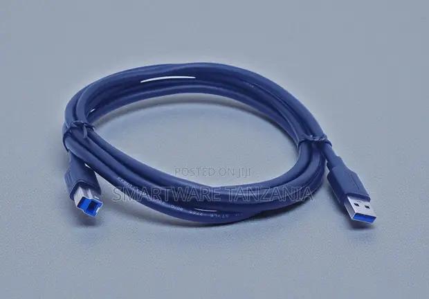 Usb 3.0 Type A To Type B Printer Cable High Speed Blue Lead in Dar es Salaam, Tanzania