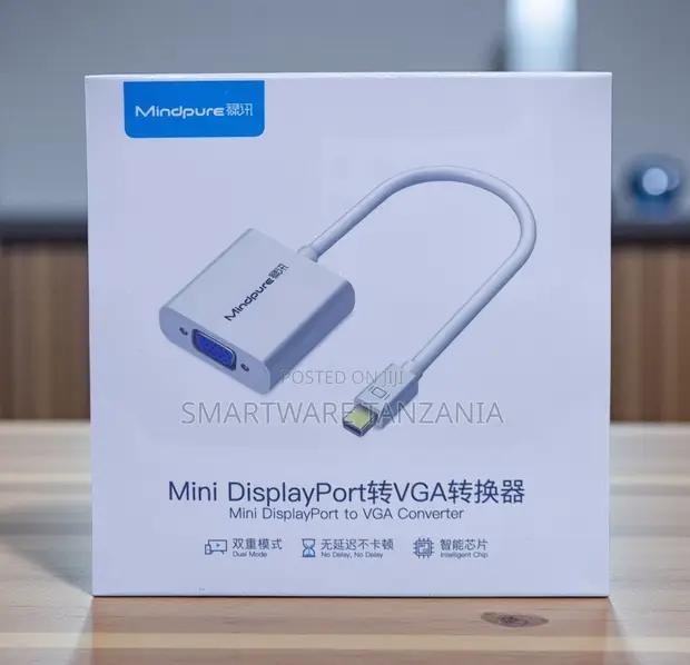 Mindpure Mini Displayport To Vga Converter Dual Mode No Lag in Dar es Salaam, Tanzania