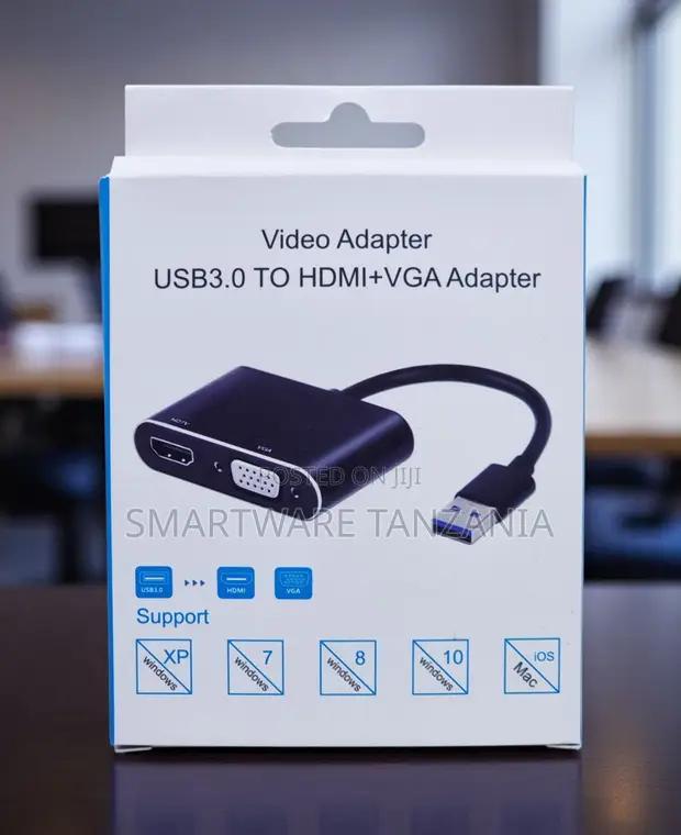 Usb 3.0 To Hdmi Vga Video Adapter For Windows Mac Monitor in Dar es Salaam, Tanzania