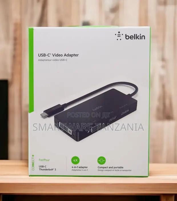Belkin Usb-c 4-in-1 Video Adapter Hdmi Vga Dvi Displayport in Dar es Salaam, Tanzania
