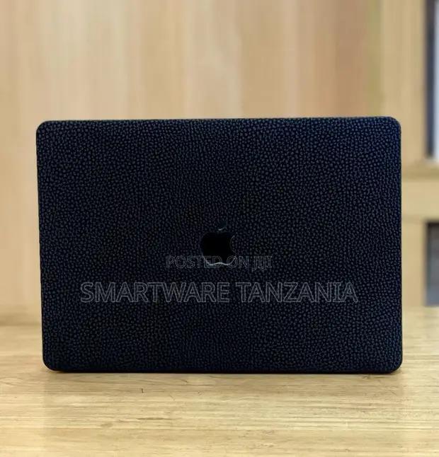 Macbook Hard Case Black Pebbled Grain Texture Matte Cover in Dar es Salaam, Tanzania