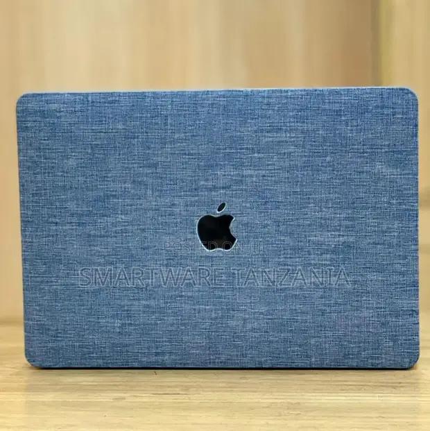 Macbook Hard Case Blue Denim Fabric Texture Woven Cover in Dar es Salaam, Tanzania