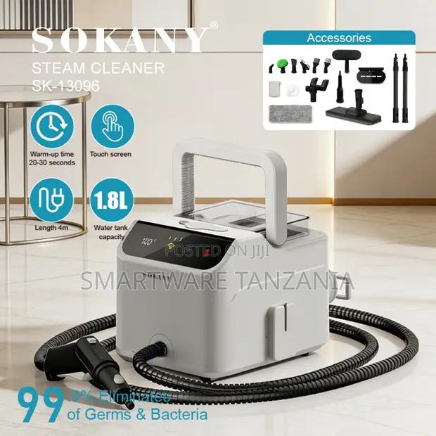 Sokany Sk-13096 Steam Cleaner 1.8l Touch Screen 4m Cord in Dar es Salaam, Tanzania
