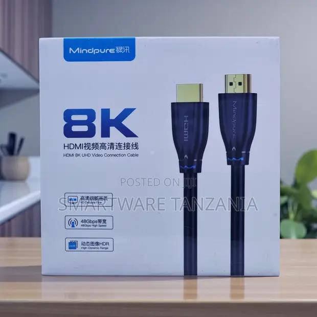 Mindpure Hdmi Uhd Cable 48gbps Hdr High Dynamic Range in Dar es Salaam, Tanzania