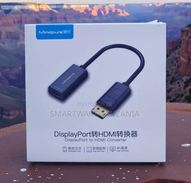 Mindpure Displayport To Hdmi Converter Plug And Play in Dar es Salaam, Tanzania
