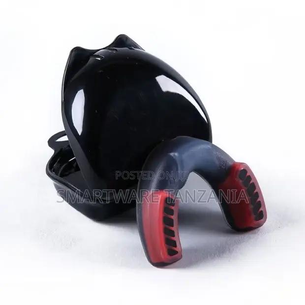 Red Black Double Layer Sports Mouthguard With Ventilation and Case in Dar es Salaam, Tanzania