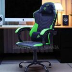 Gaming Chair Ergonomic Racing Style Black Green Lumbar Neck in Dar es Salaam, Tanzania