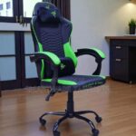 Racing Gaming Chair High Back Black Green Neck Lumbar Support in Dar es Salaam, Tanzania