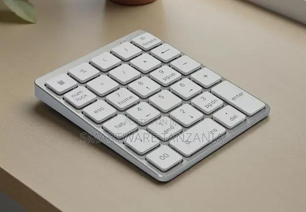 Wireless Aluminum Number Pad Bluetooth Keypad For Mac Pc in Dar es Salaam, Tanzania