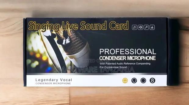 Legendary Vocal Condenser Microphone Singing Live Sound Card in Dar es Salaam, Tanzania