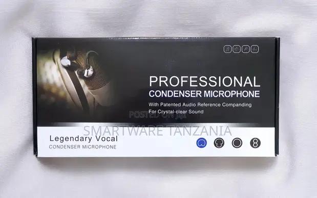 Legendary Vocal Pro Condenser Mic Crystal Clear Audio Quality in Dar es Salaam, Tanzania