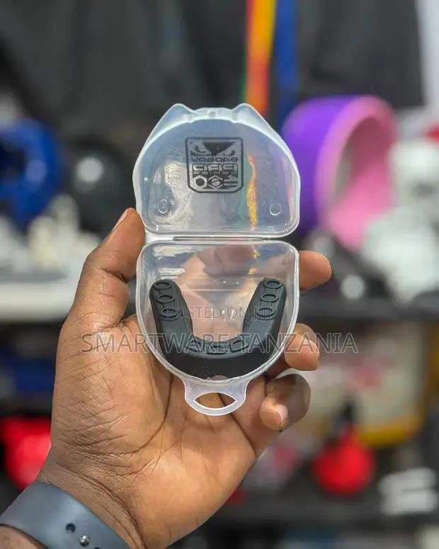 Black Double Layer Mouthguard With Case Combat Sports Guard in Dar es Salaam, Tanzania