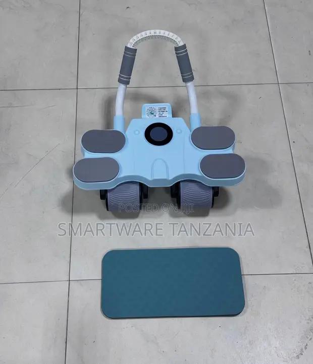 Automatic Rebound Ab Roller With Knee Pad Blue Edition in Dar es Salaam, Tanzania