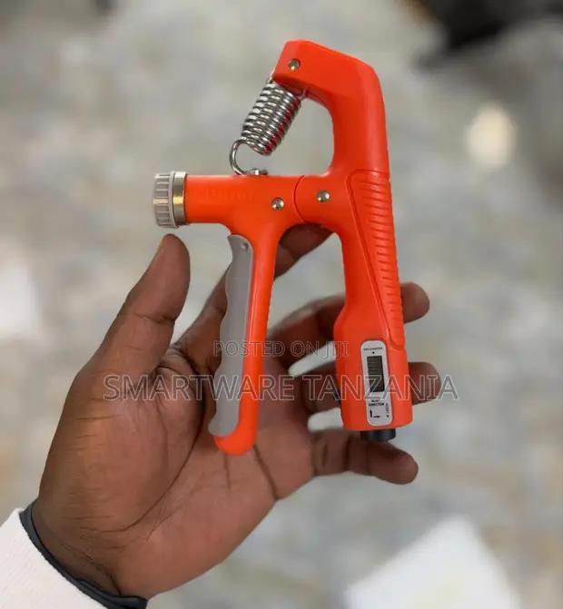 Adjustable Hand Grip Strengthener With Digital Counter Red in Dar es Salaam, Tanzania