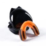 Sports Mouthguard With Case Orange Black Dual Layer Guard in Dar es Salaam, Tanzania