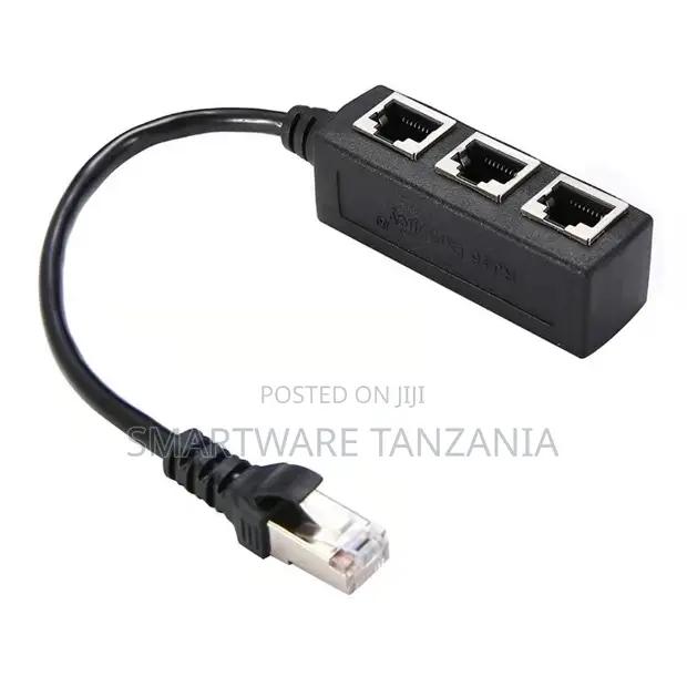 Rj45 Ethernet 1 To 3 Splitter Adapter For Home Network in Dar es Salaam, Tanzania