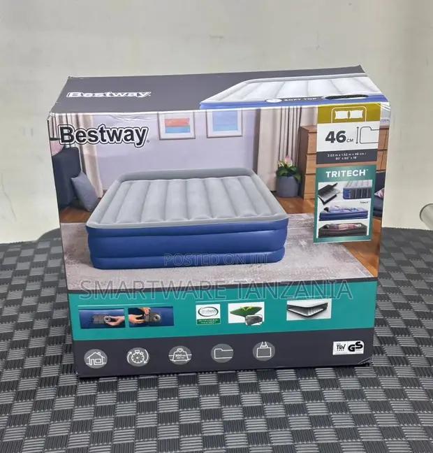 Bestway Tritech Inflatable Air Mattress 46cm Queen Size in Dar es Salaam, Tanzania