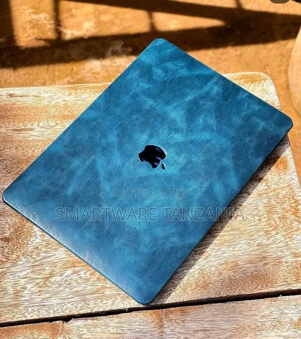 Macbook Hard Case Ocean Blue Leather Grain Finish Cover in Dar es Salaam, Tanzania