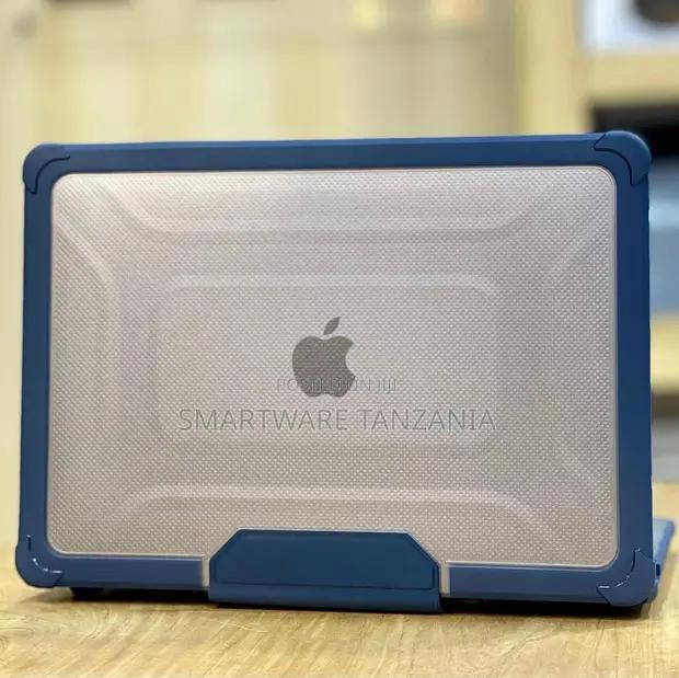 Macbook Rugged Case Clear Back Navy Blue Bumper Frame in Dar es Salaam, Tanzania