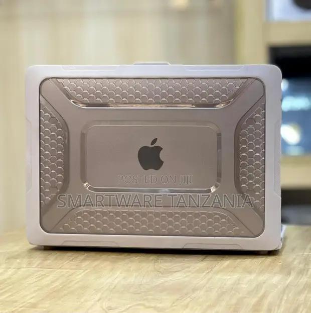 Macbook Rugged Case Honeycomb Clear Shell White Frame in Dar es Salaam, Tanzania